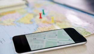 vehicles being tracked via smart phone gps